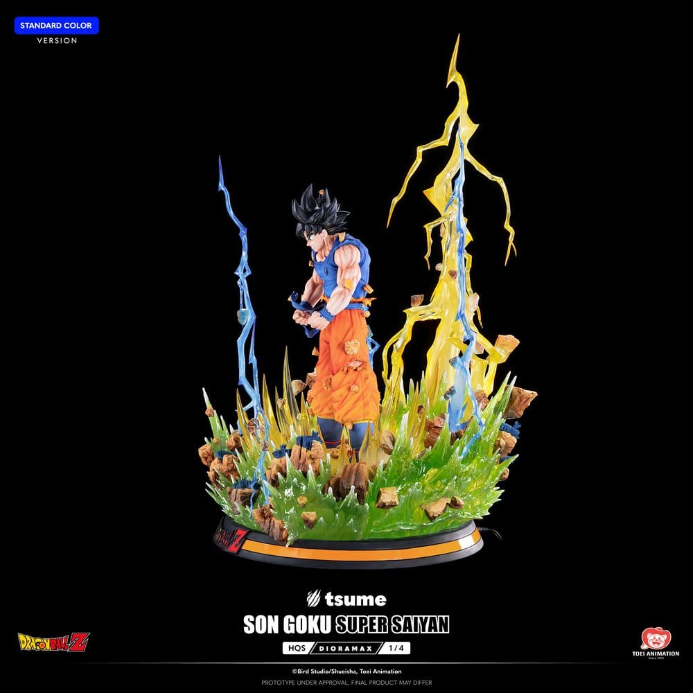 Dragon Ball Z HQS Dioramax Figur 1/4 Son Goku Super Saiyan 51 cm