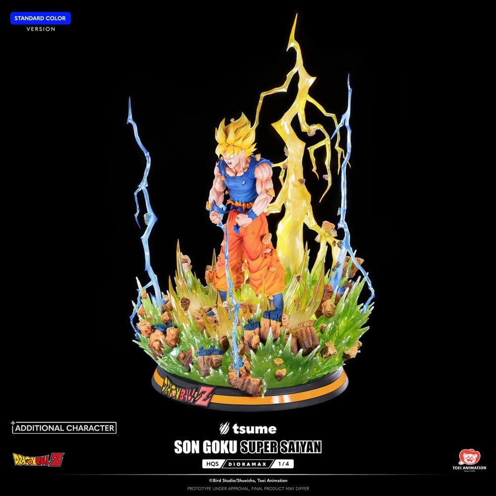 Dragon Ball Z HQS Dioramax Figur 1/4 Son Goku Super Saiyan 51 cm