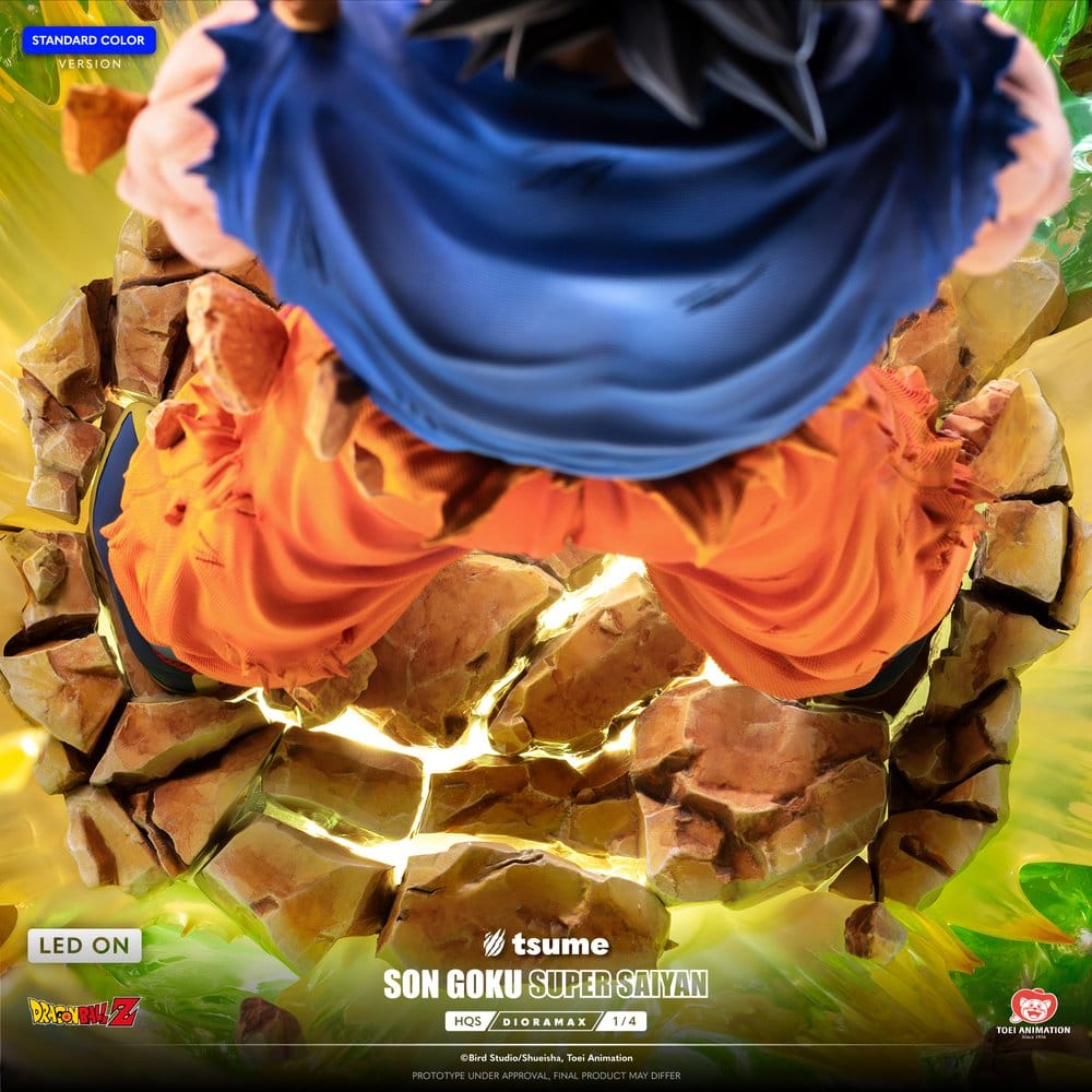 Dragon Ball Z HQS Dioramax Figur 1/4 Son Goku Super Saiyan 51 cm