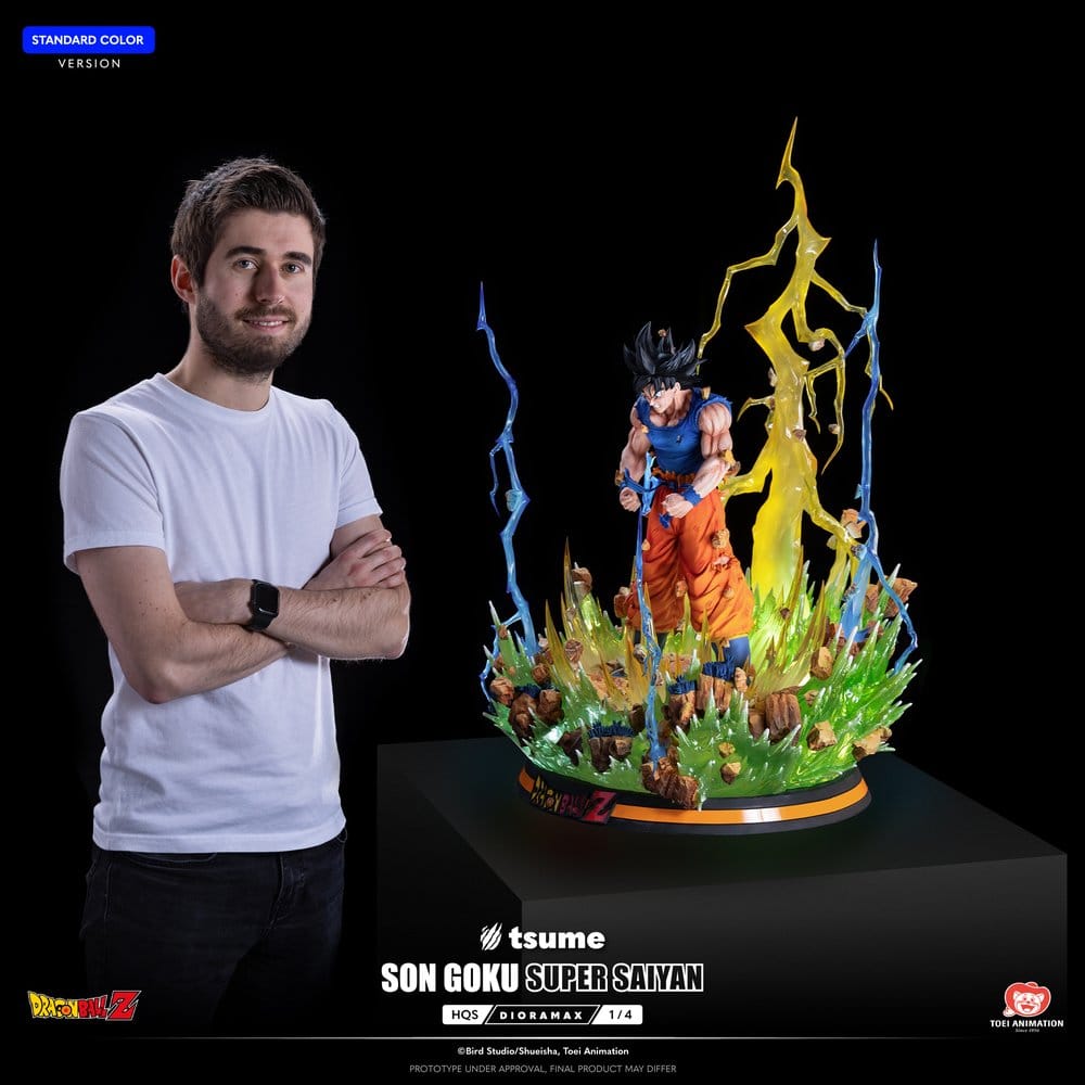 Dragon Ball Z HQS Dioramax Figur 1/4 Son Goku Super Saiyan 51 cm