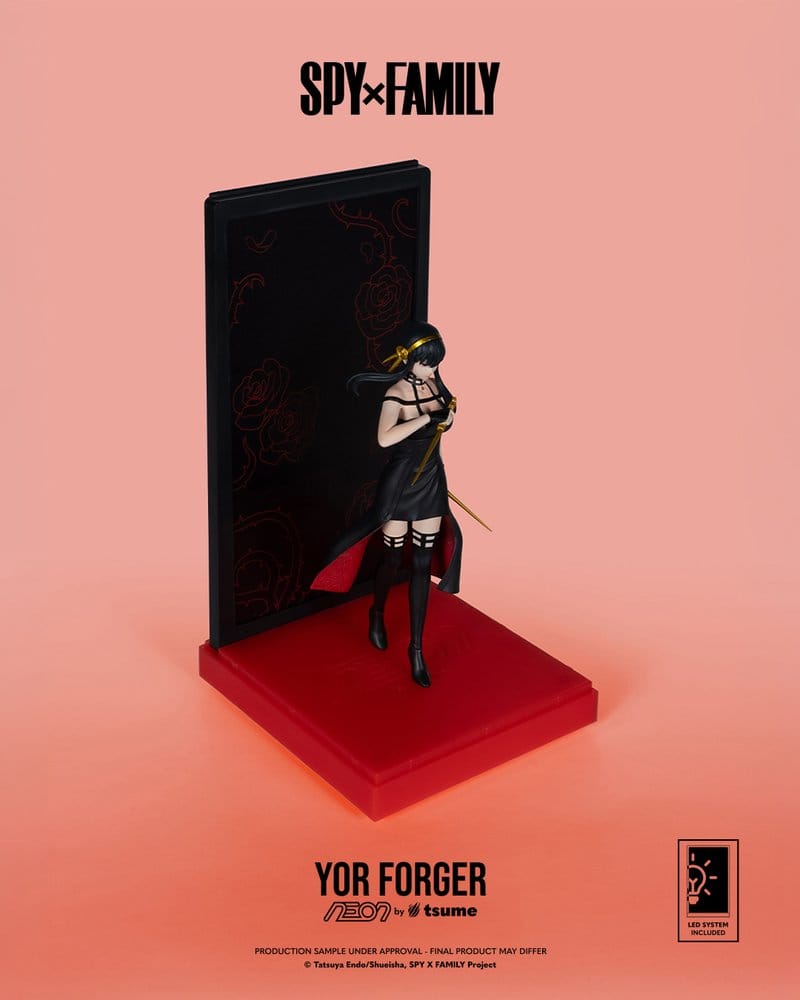 Spy x Family Neon Figur 1/9 Yor Forger 20 cm