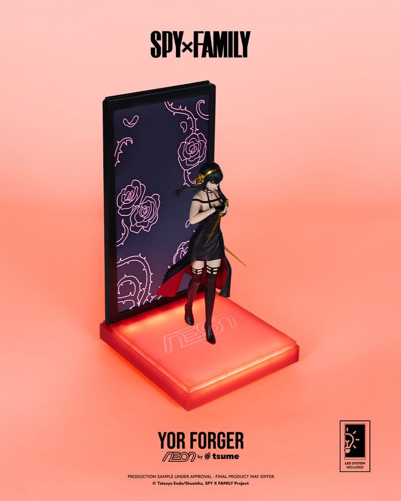 Spy x Family Neon Figur 1/9 Yor Forger 20 cm