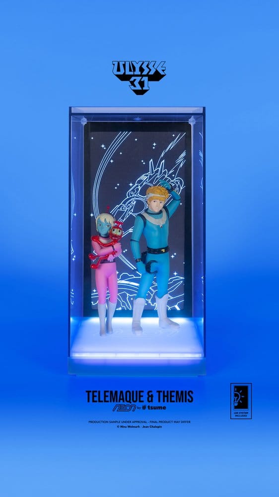 Ulysse 31 Neon Figur 1/9 Telemachus & Themis 20 cm