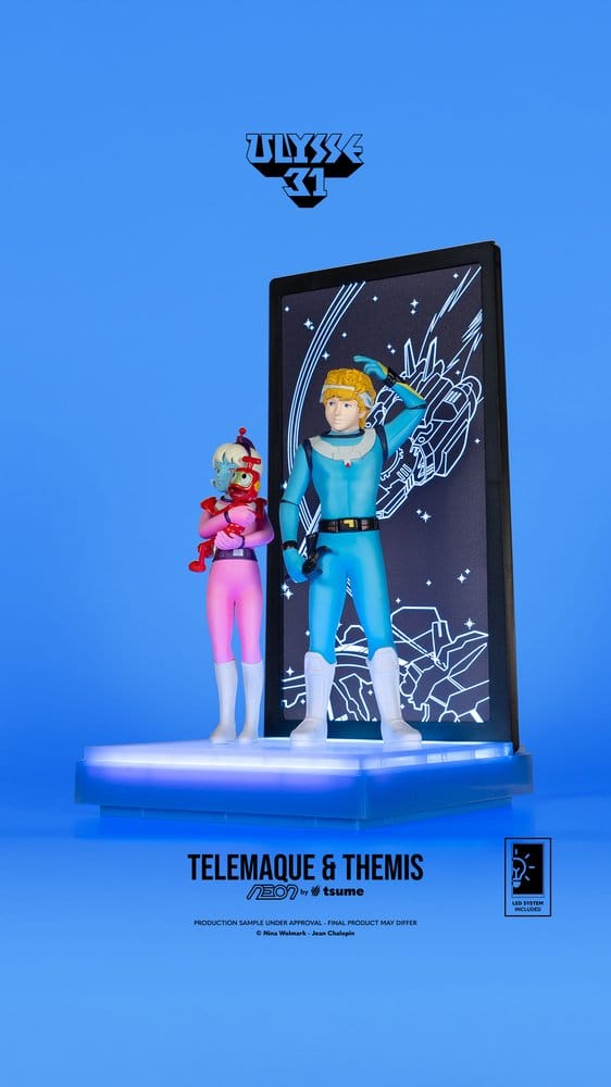 Ulysse 31 Neon Figur 1/9 Telemachus & Themis 20 cm