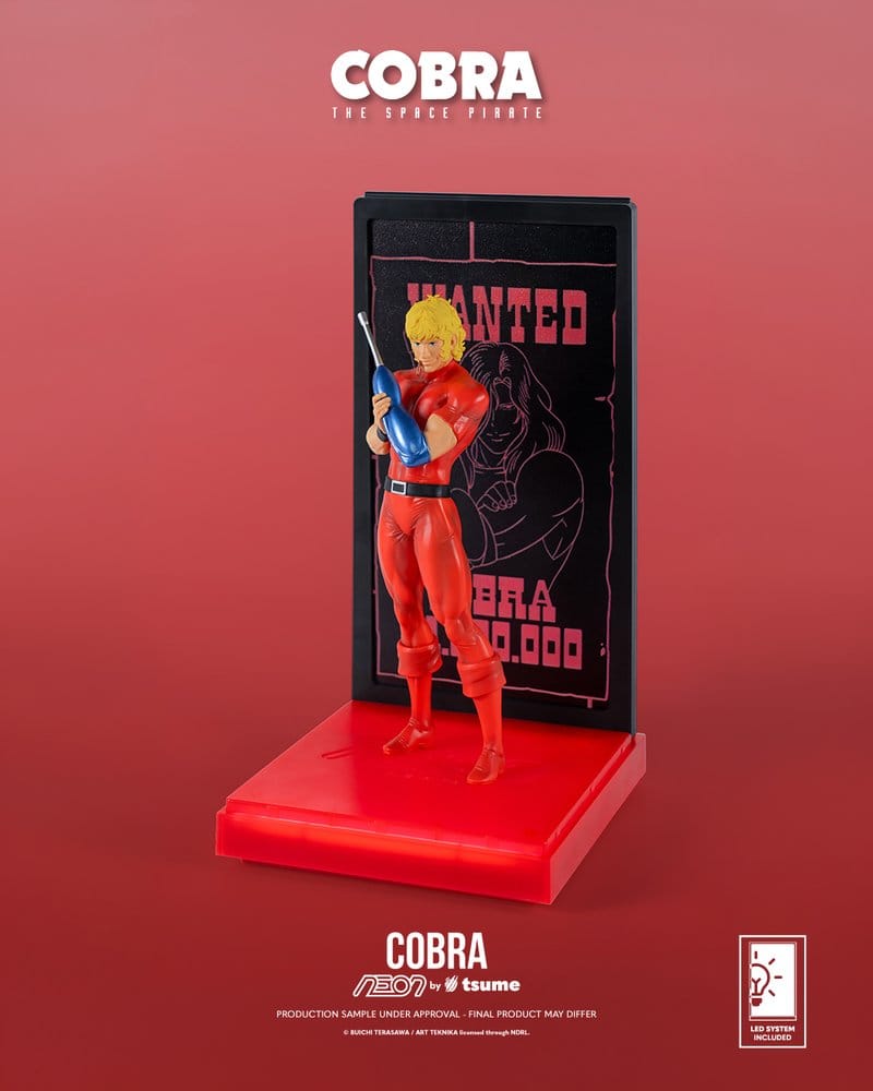 Cobra Neon Figur 1/9 Cobra The Space Pirate 20 cm