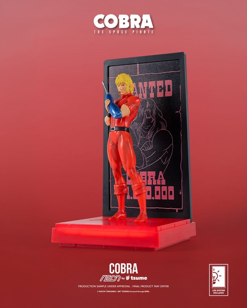 Cobra Neon Figur 1/9 Cobra The Space Pirate 20 cm