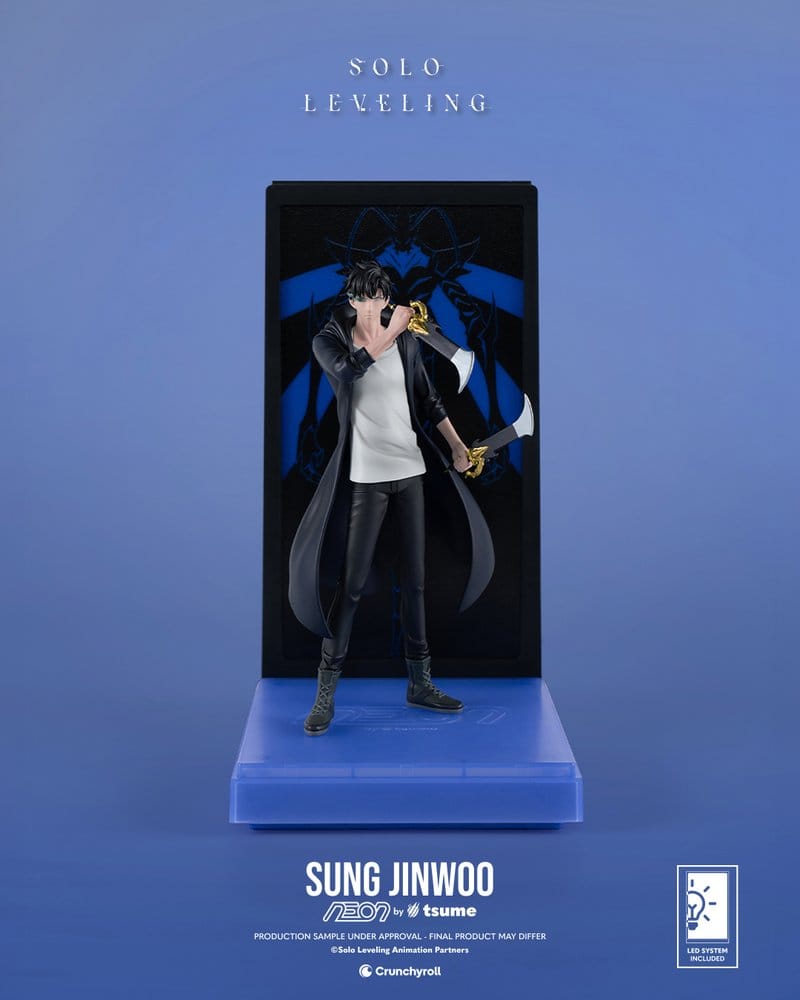 Solo Leveling Neon Figur 1/9 Sung Jinwoo 20 cm