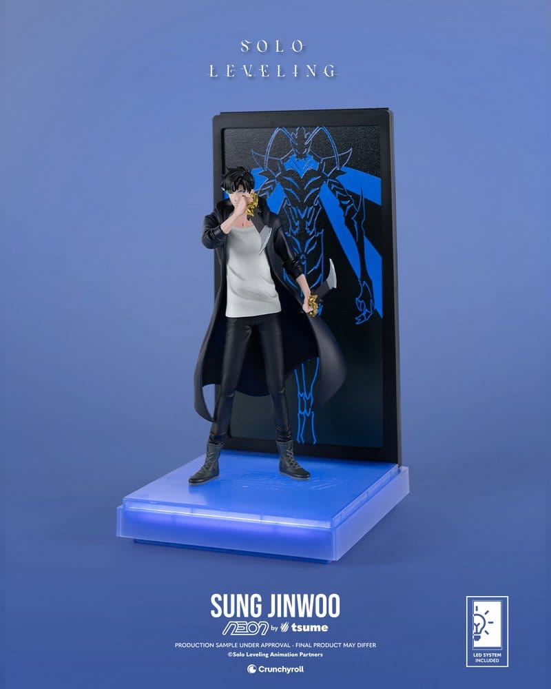 Solo Leveling Neon Figur 1/9 Sung Jinwoo 20 cm