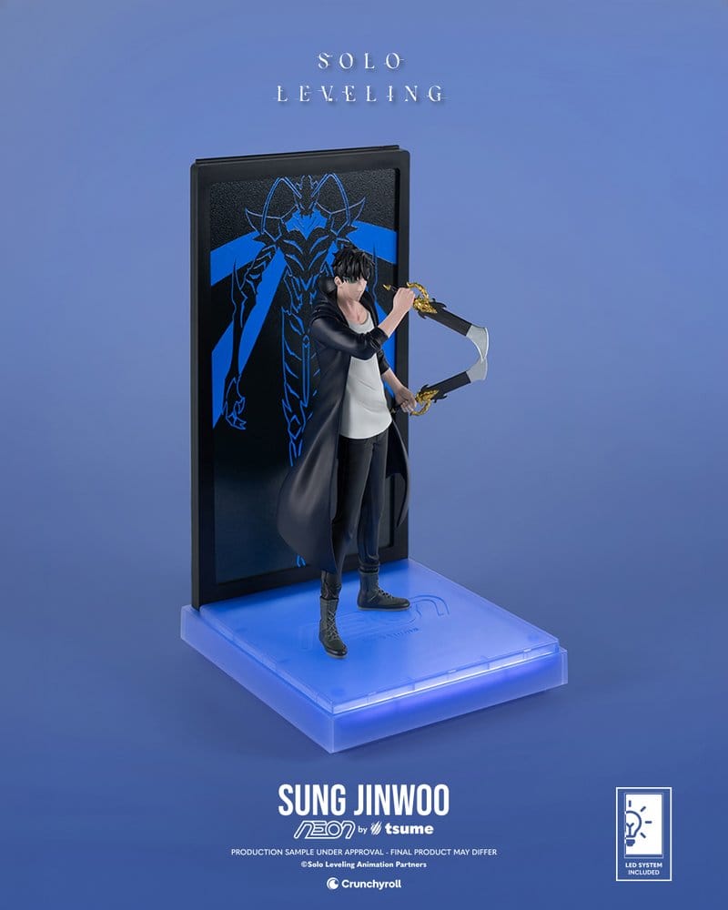 Solo Leveling Neon Figur 1/9 Sung Jinwoo 20 cm