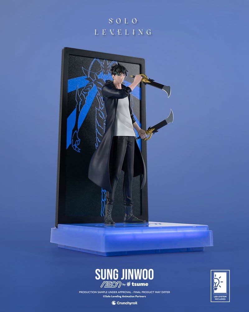 Solo Leveling Neon Figur 1/9 Sung Jinwoo 20 cm
