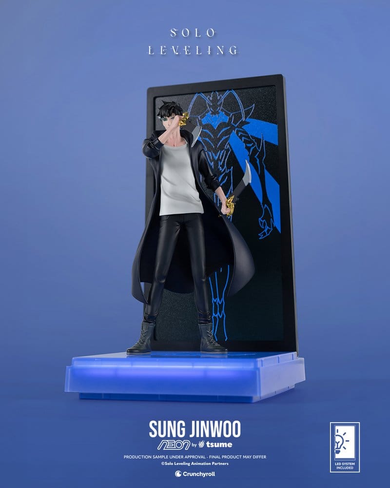 Solo Leveling Neon Figur 1/9 Sung Jinwoo 20 cm