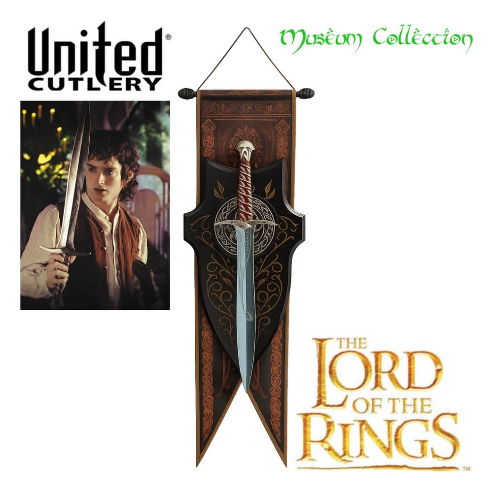 Herr der Ringe Museum Collection Replik Stich Schwert (Blaue Klinge)