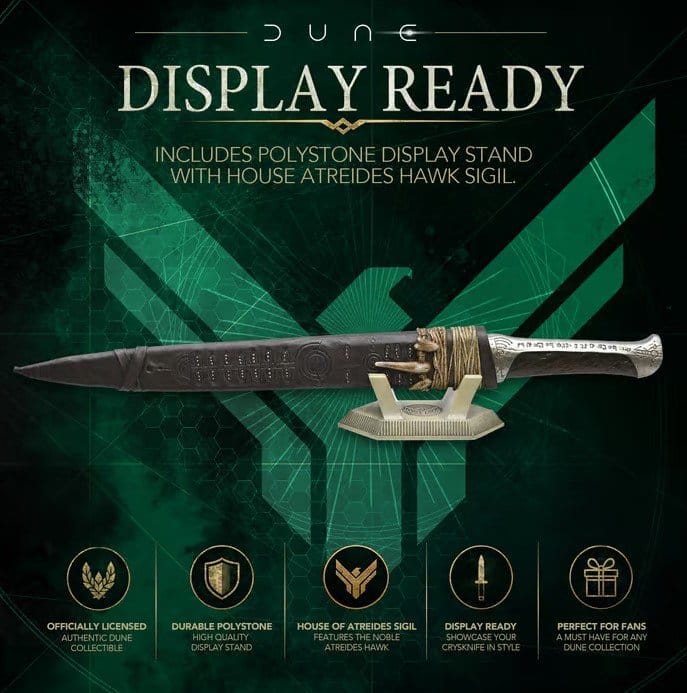 Dune Replik 1/1 Paul Atreides Crysknife (Dune Part II) 49 cm