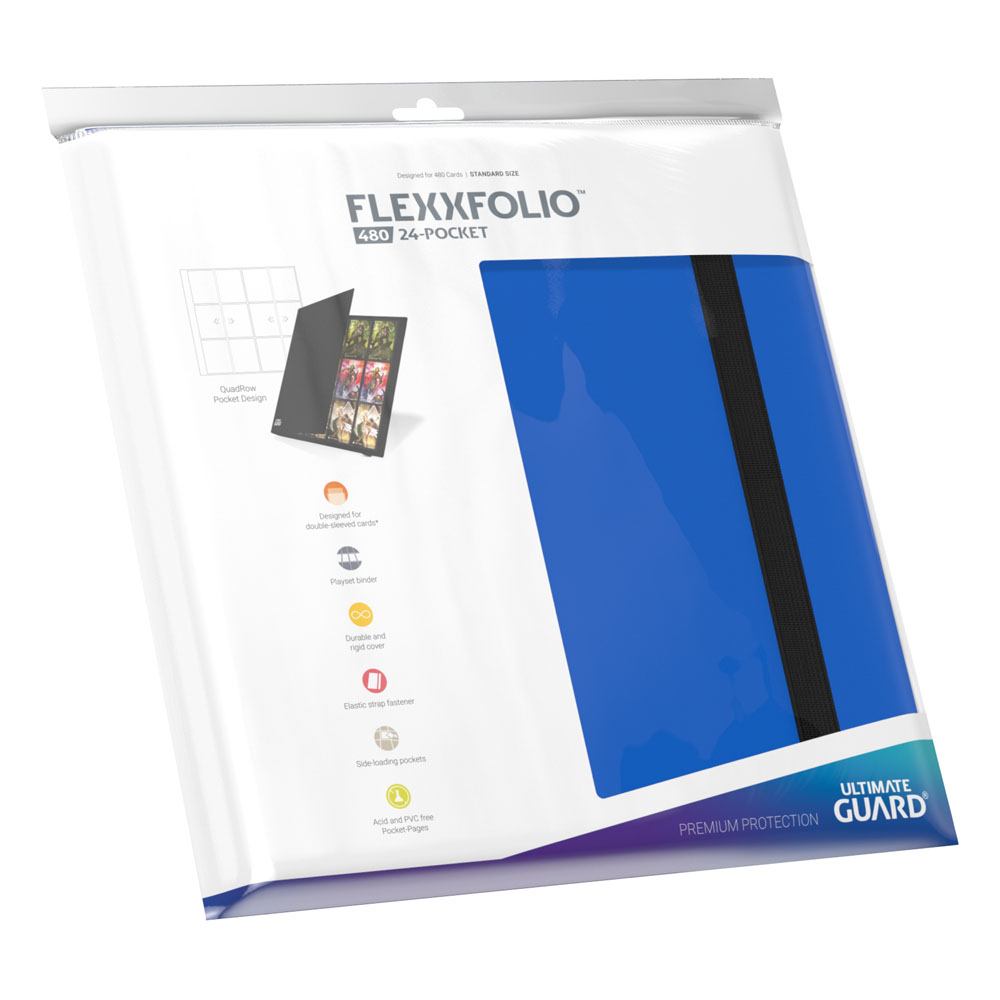Ultimate Guard Flexxfolio 480 - 24-Pocket (Quadrow) - Blau