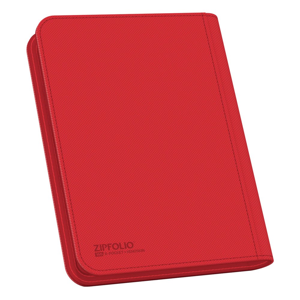 Ultimate Guard Zipfolio 160 - 8-Pocket XenoSkin Rot