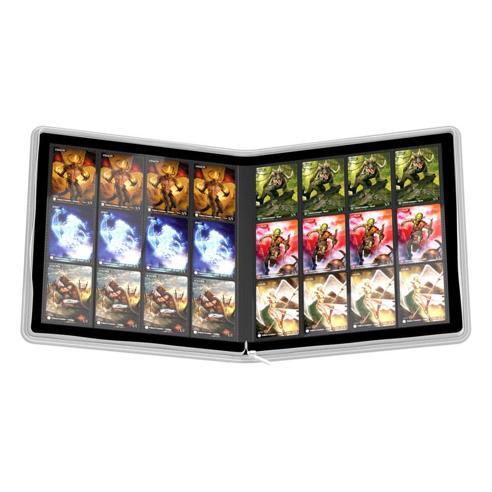 Ultimate Guard Zipfolio 480 - 24-Pocket XenoSkin (Quadrow) - Weiß