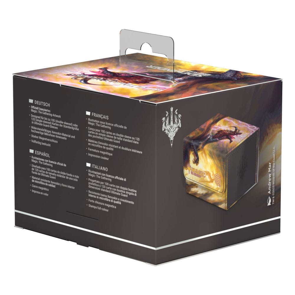 Ultimate Guard Sidewinder 100+ Xenoskin Magic: The Gathering "Tarkir: Dragonstorm" Ghostfire - Stormscale Scion