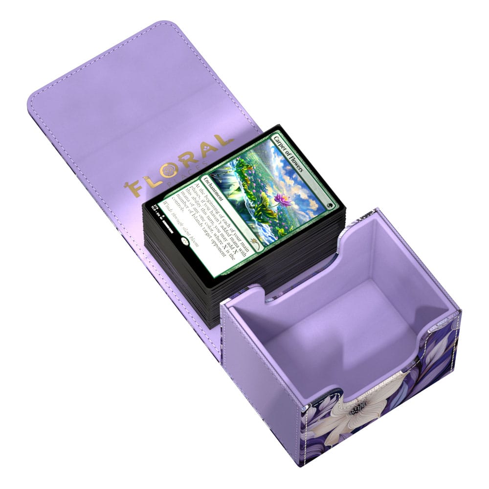 Ultimate Guard Sidewinder 100+ Xenoskin "Floral Places" - Moonlit Glen