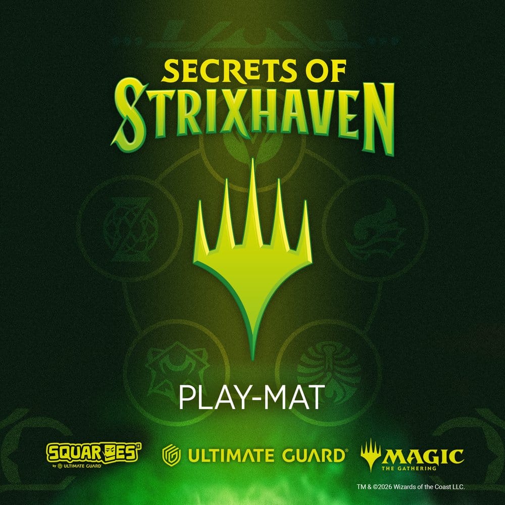 Ultimate Guard Play-Mat Magic: The Gathering "Secrets of Strixhaven" - Black Mythic (Alternate Art)