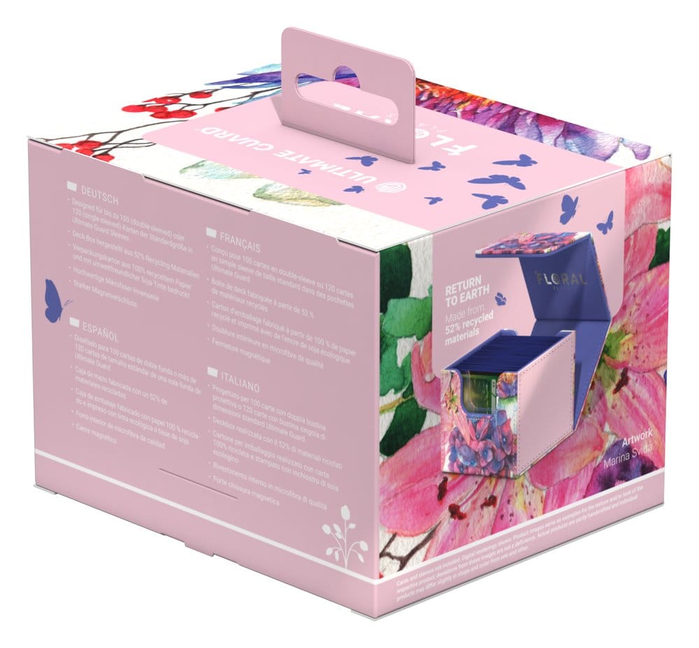 Ultimate Guard Sidewinder 100+ Xenoskin "Floral Places" - Lotus Bloom