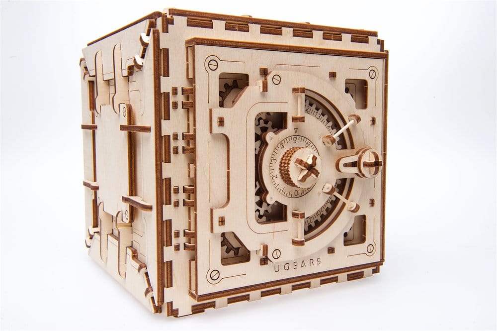 Ugears 3D-Holzpuzzle Tresor