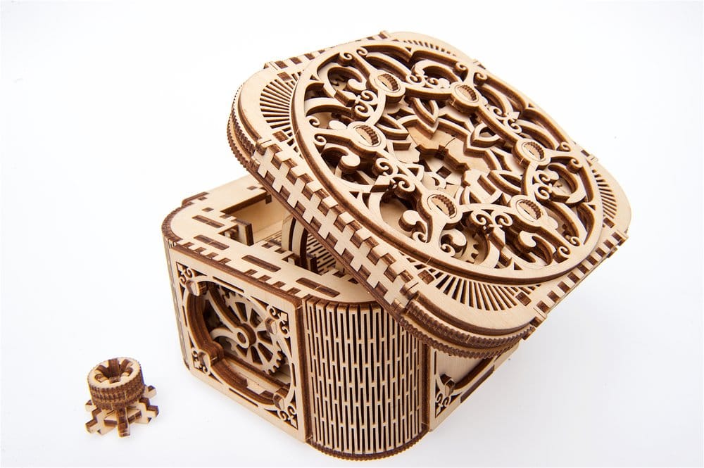 Ugears 3D-Holzpuzzle Schatzkästchen