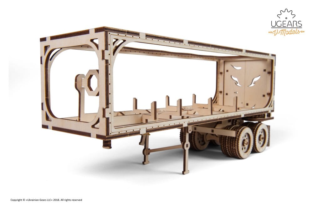 Ugears 3D-Holzpuzzle Anhänger für Heavy Boy Truck VM-03
