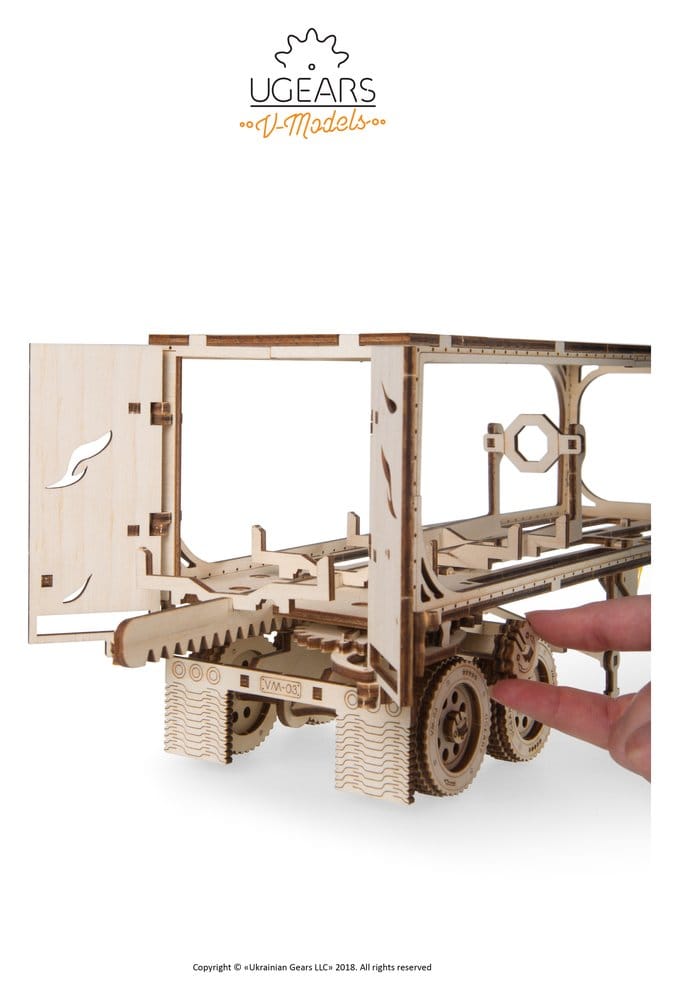 Ugears 3D-Holzpuzzle Anhänger für Heavy Boy Truck VM-03
