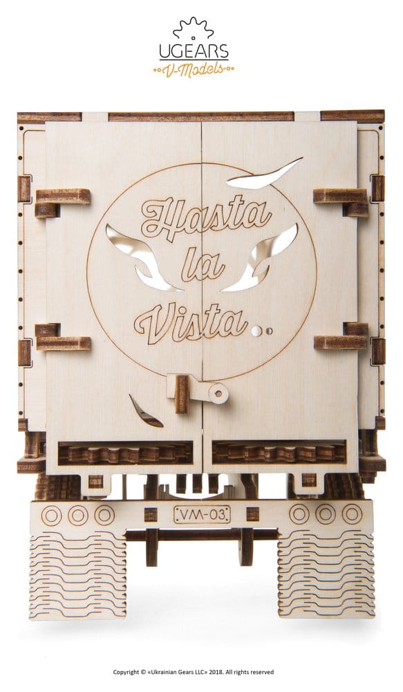 Ugears 3D-Holzpuzzle Anhänger für Heavy Boy Truck VM-03