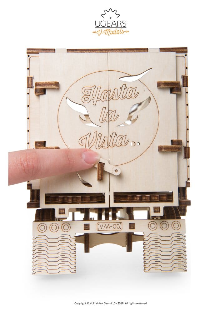 Ugears 3D-Holzpuzzle Anhänger für Heavy Boy Truck VM-03
