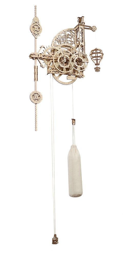 Ugears 3D-Holzpuzzle Aero-Uhr