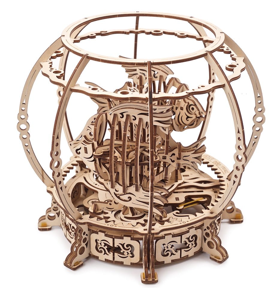 Ugears 3D-Holzpuzzle Mechanisches Aquarium