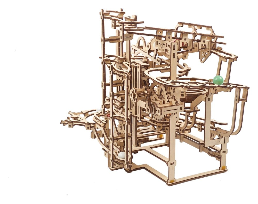 Ugears 3D-Holzpuzzle Murmel-Stufenbahn