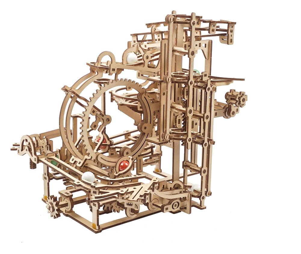 Ugears 3D-Holzpuzzle Murmel-Stufenbahn
