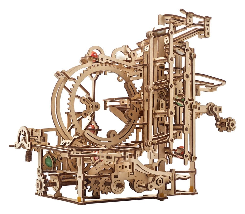 Ugears 3D-Holzpuzzle Murmel-Stufenbahn