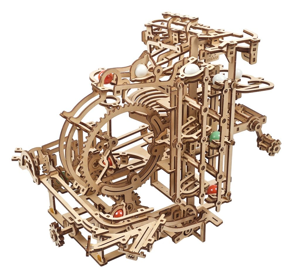 Ugears 3D-Holzpuzzle Murmel-Stufenbahn