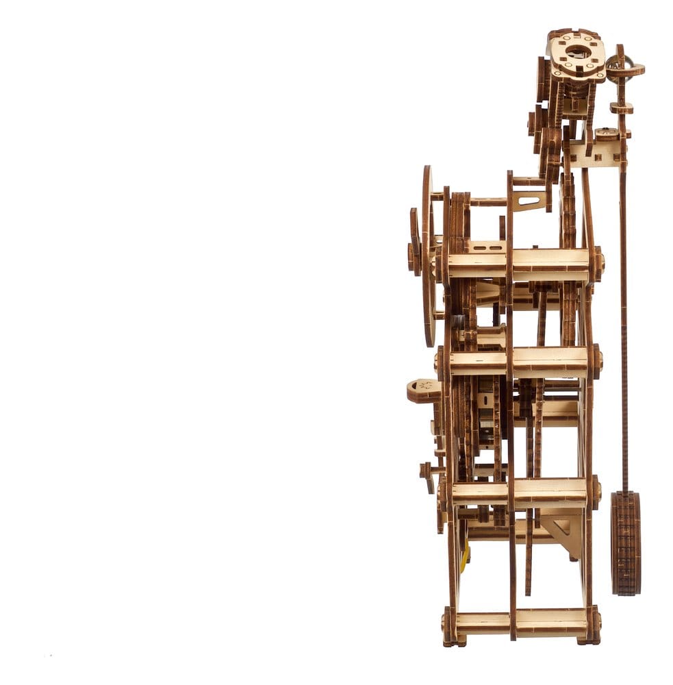 Ugears 3D-Holzpuzzle Motoren-Uhr