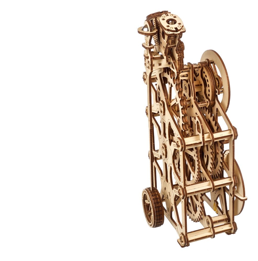Ugears 3D-Holzpuzzle Motoren-Uhr