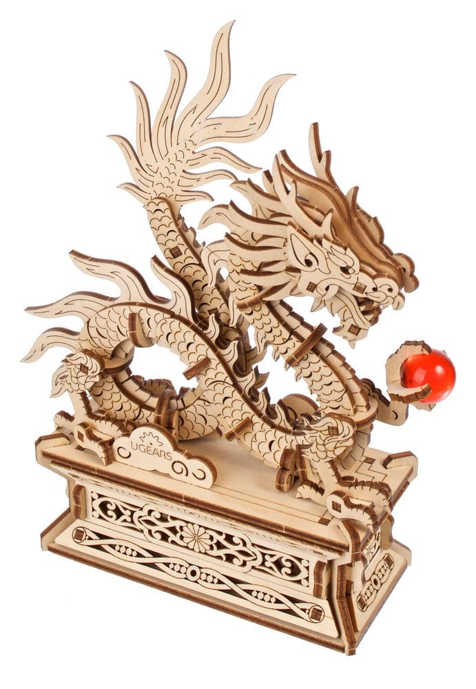 Ugears 3D-Holzpuzzle Holzdrache