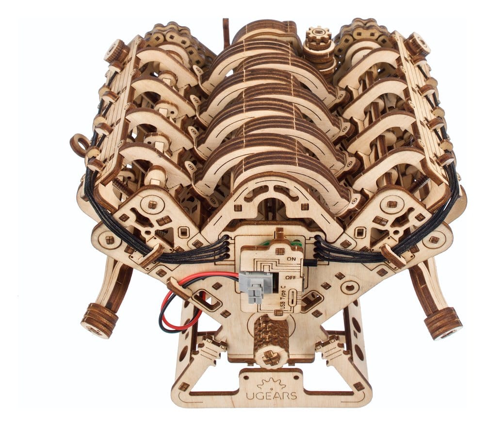 Ugears 3D-Holzpuzzle V8-Motor