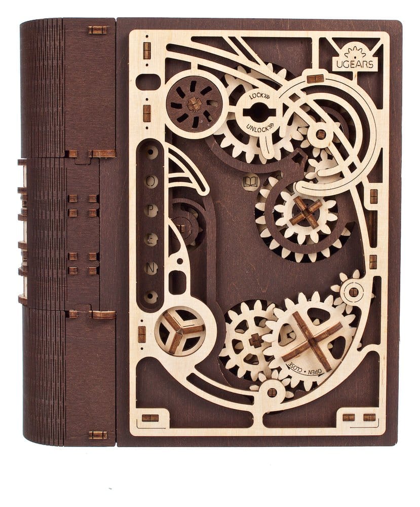 Ugears 3D-Holzpuzzle Buch der Geheimnisse