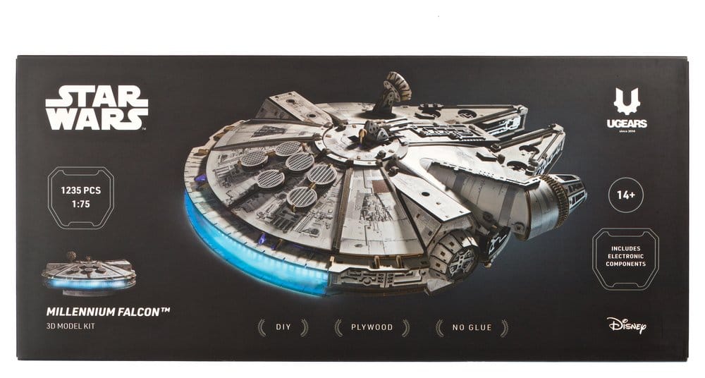 Star Wars 3D-Holzpuzzle Millennium Falcon