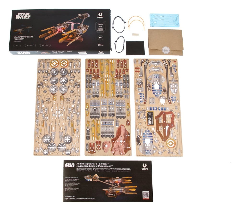 Star Wars 3D-Holzpuzzle Anakin Skywalker's Podracer
