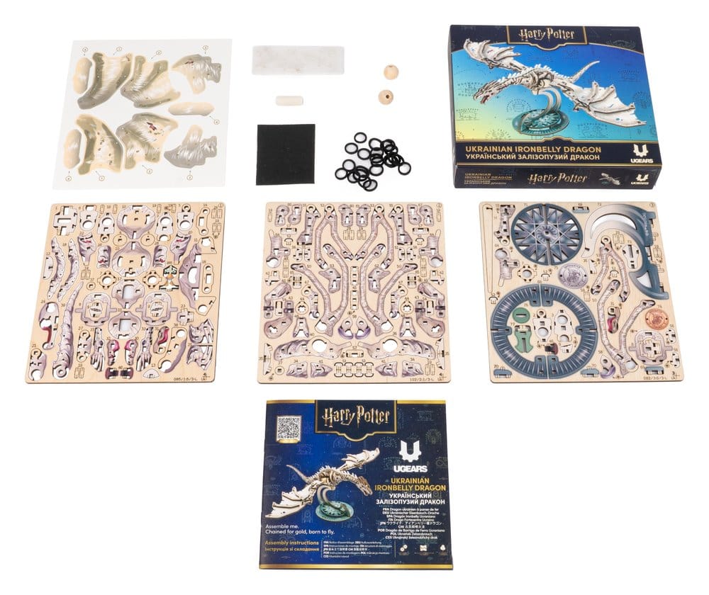 Harry Potter 3D-Holzpuzzle Ukrainischer Eisenbauch-Drache