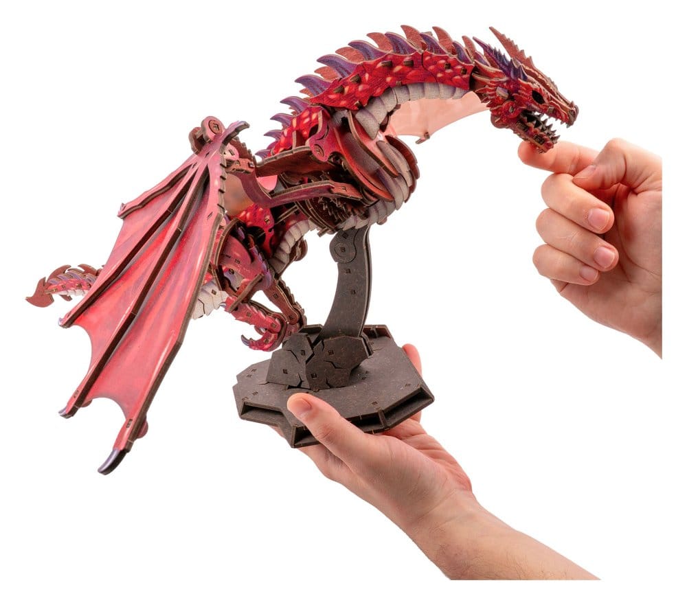 Ugears 3D Modellbausatz aus Holz Firestorm Dragon 43 cm
