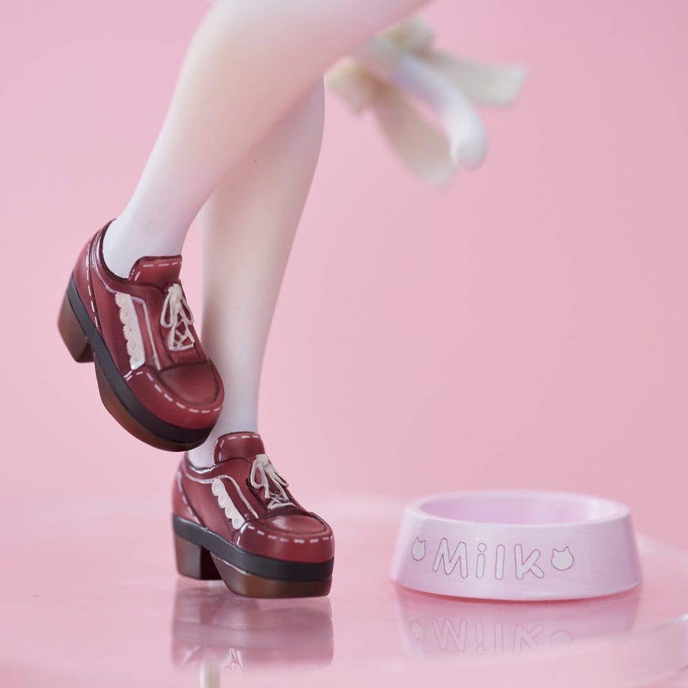Super Sonico PVC Figur White Cat Ver. (Reissue) 27 cm