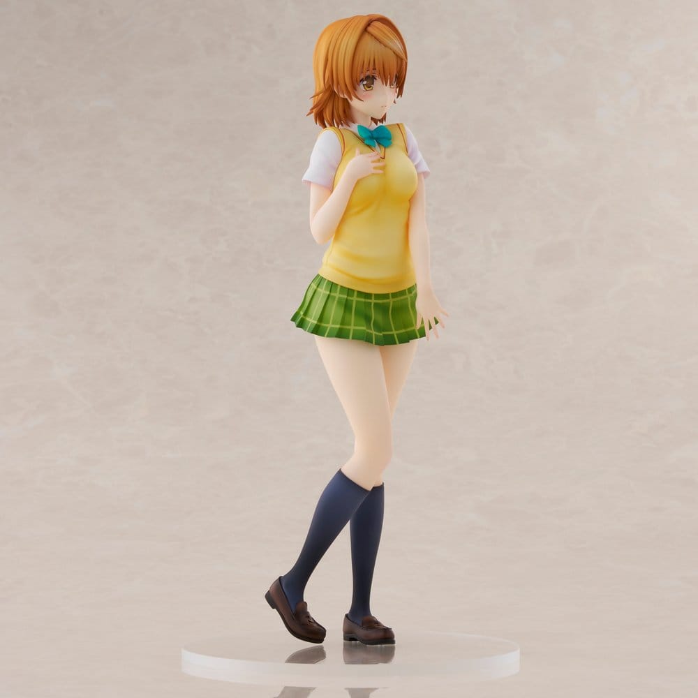 To Love-Ru Darkness School Uniform Series PVC Figur Riko Yuzaki 28 cm