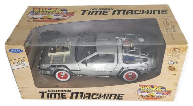 Zurueck in die Zukunft III Diecast Modell 1/24 81er DeLorean LK Coupe 18 cm