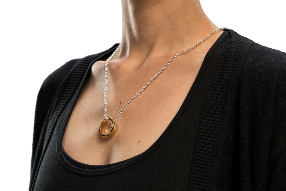 Herr der Ringe Wolfram-Ring Der Eine Ring (vergoldet) Größe 9