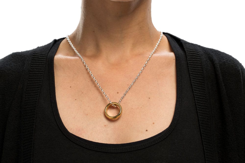 Herr der Ringe Wolfram-Ring Der Eine Ring (vergoldet) Größe 11